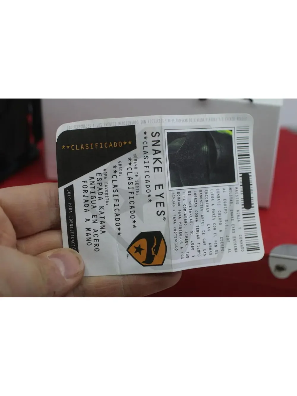 G.I. Joe Rise of Cobra Snake Eyes Paris Pursuit Black Timber Variant Hasbro 2009 - Picture 10 of 10